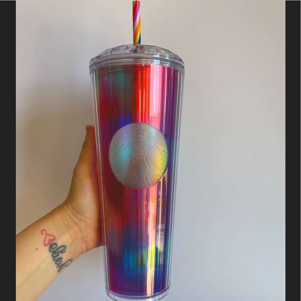 Starbucks Kaleidoscope Rainbow Pride Tumbler